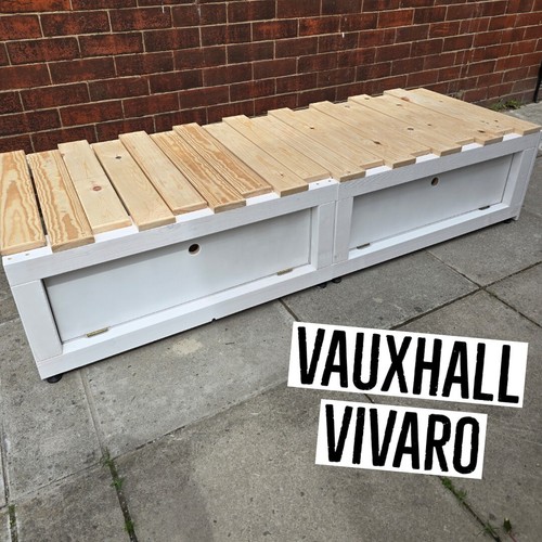 Vauxhall vivaro pull out bed - out,